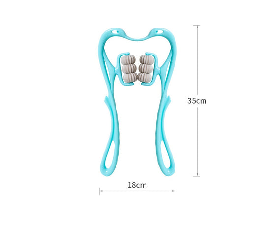 Six-Wheel Neck & Shoulder Massager Roller
